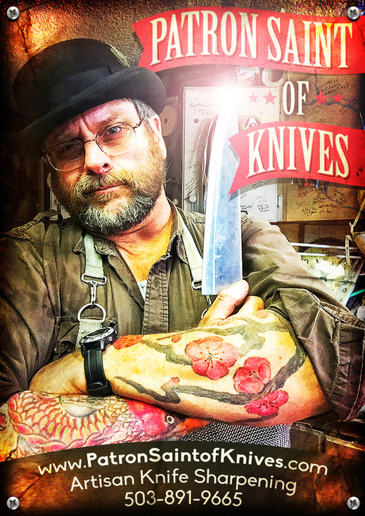 Patron Saint of Knives Master Knife Sharpener